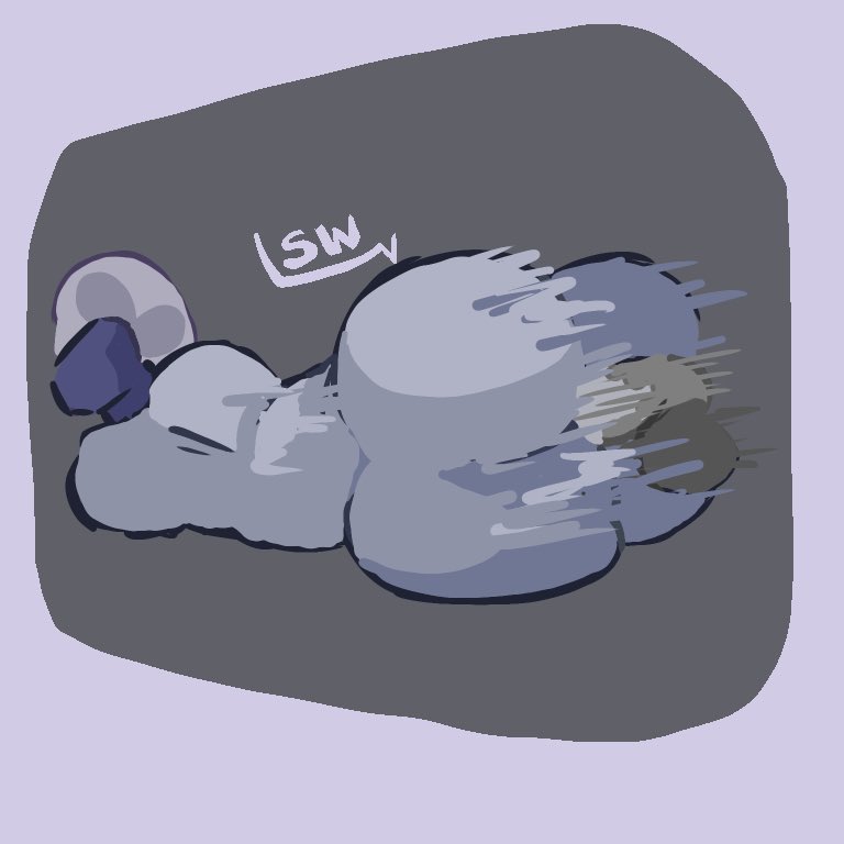 action lines, ambiguous penetration, armless, ass, back, back view, balls, ballsack, battle for dream island, big ass, fanny (bfdi), fat ass, female, humanoid penis, lying on side, object head, object shows, penis, sex, sw, thick thighs