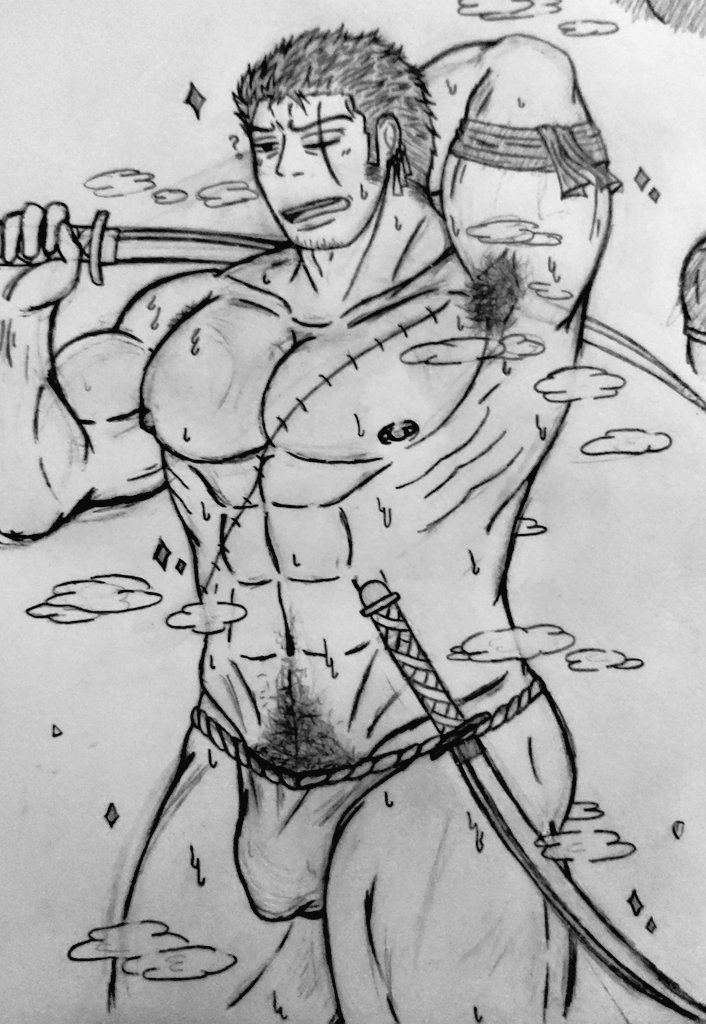 Roronoa Zoro (One Piece) Rule 34 Image