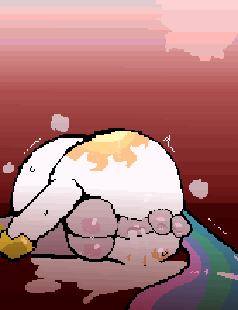 2023, after sex, animal genitalia, animal penis, animated, animated gif, anus, bodily fluids, cold-blooded-twilight, cum, cum in vagina, cum inflation, cum inside, cum pool, dramatic lighting, equid, equine, equine anus, female, feral, friendship is magic, genital fluids, genitals, glowing, glowing eyes, hair, harem, hasbro, inflation, leaking cum, long hair, low res, lying, mammal, meme, my little pony, no nut november, nonstop nut november, on back, penis, princess celestia (mlp), puffy anus, short playtime, size difference, steam from nostrils, steamy breath, submissive, tail, teats, udders, vulva