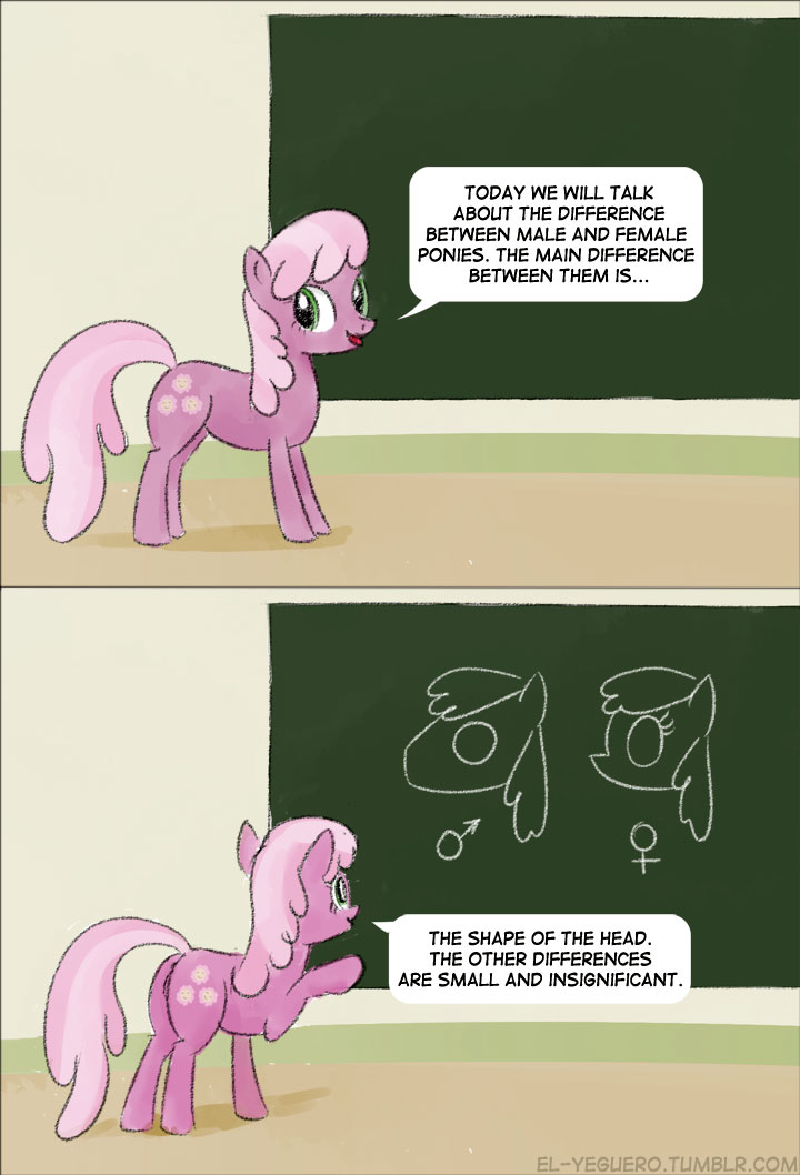 2012 chalkboard cheerilee_(mlp) comic cutie_mark dialog earth_pony el-yeguero english_text equine female female_only feral friendship_is_magic fur green_eyes horse my_little_pony pony solo text two_tone_hair url