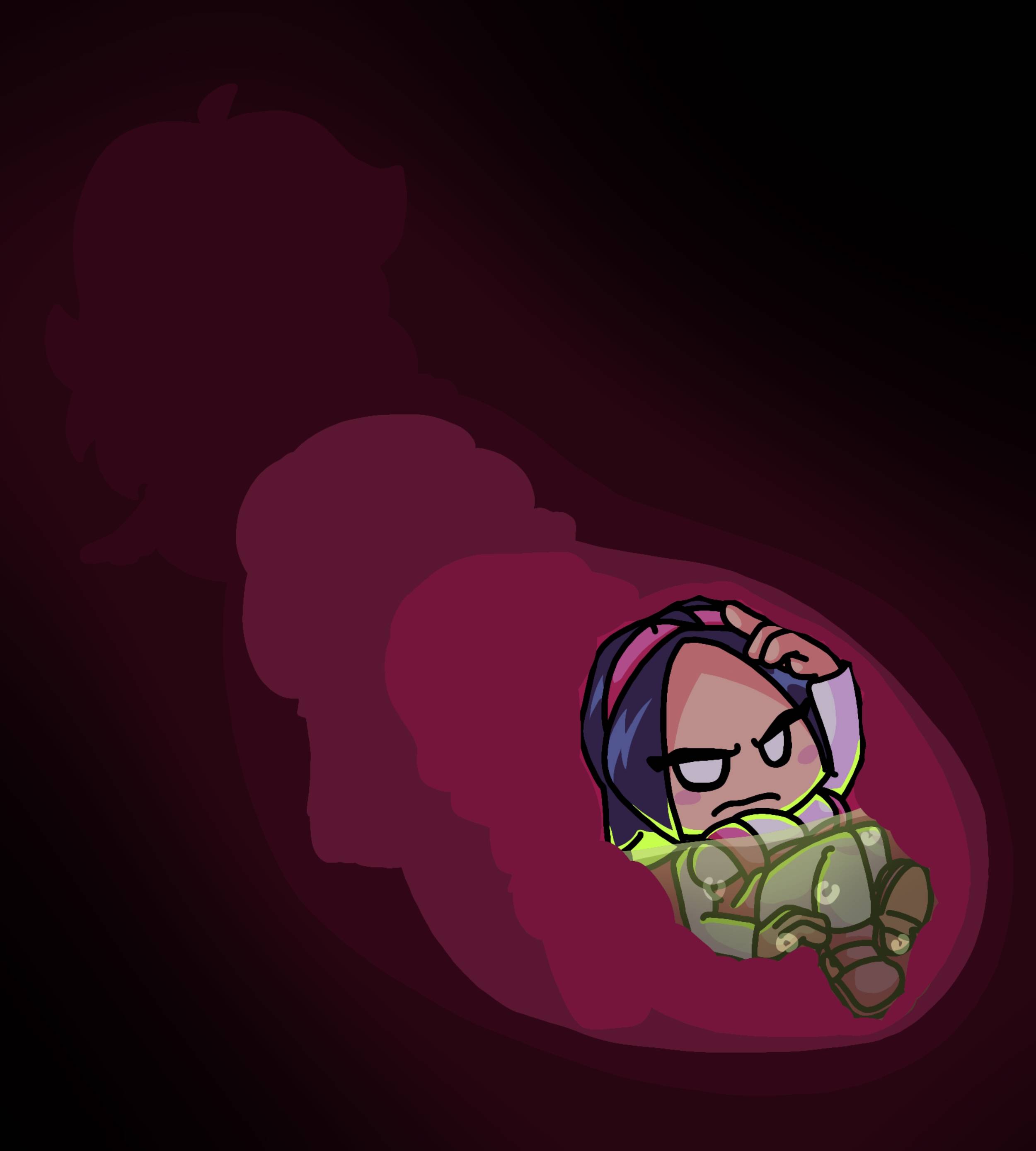 big belly, big breasts, breasts, carol (bbpanzu), female, friday night funkin, girlfriend (friday night funkin), hand on stomach, huge breasts, internal view, mass vore, massive breasts, massive thighs, multiple preds, multiple prey, nene (newgrounds), nonbinary, oral vore, peachytoadstool, same size vore, soft vore, sunday (bbpanzu), thick thighs, tight stomach, transfem, unwilling, unwilling prey, vore, vore belly, voreception, willing pred, willing prey, x-ray