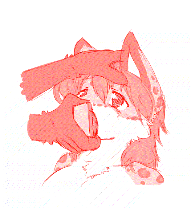 animated, anthro, canine, deepthroat, dildo, drooling, fellatio, female, fur, furry, oral, oral sex, saliva, saliva string, sex, sex toy, throat training