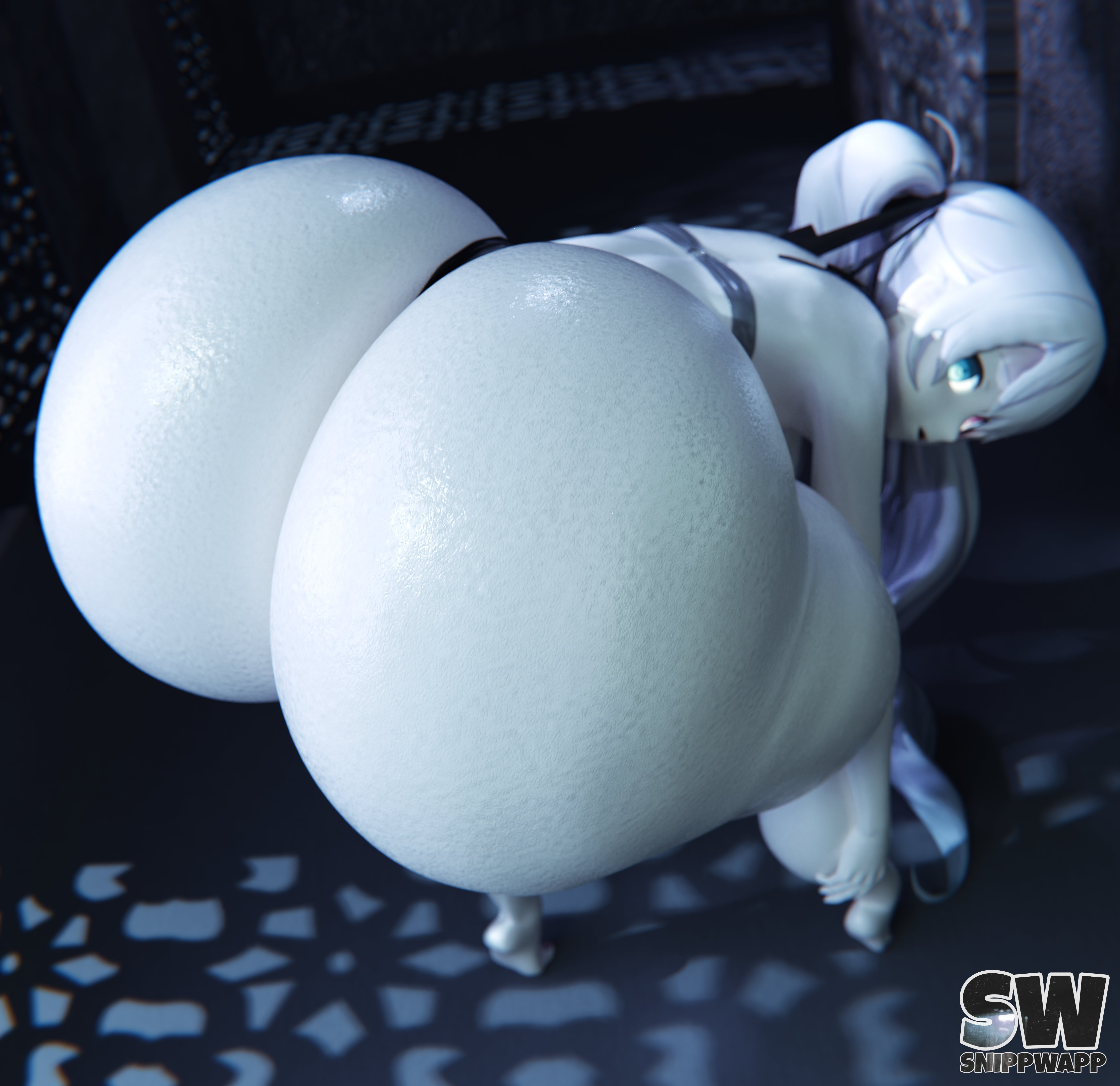 1girl, 1girls, 2025, 25ji miku, 3d, 3d model, 3d render, alternate angle, artist logo, asian, asian female, ass, ass body, ass focus, ass up, bare shoulders, barefoot, beach, bending forward, bending over, big ass, big butt, big thighs, black panties, blender, blender (artwork), blender (software), blender cycles, blue eyes, breasts, brown eyes, brown hair, bubble butt, colored skin, completely naked, completely nude, curvaceous, curvaceous body, curvaceous female, curvaceous figure, curvaceous hips, curvy, curvy body, curvy female, curvy figure, curvy hips, delicious ass, different eye color, enormous ass, fat ass, fat butt, female, female only, from behind, giant ass, giant butt, gigantic ass, gigantic butt, gigantic thighs, glasses, glasses removed, glistening ass, glistening body, glistening butt, glistening skin, hair ribbon, hatsune miku, heterochromia, huge ass, huge butt, huge thighs, hyper ass, large ass, large butt, large thighs, light skin, light-skinned female, long hair, looking at viewer, looking back, nude, nude female, pale skin, pale-skinned female, panties, pillow, plump, plump ass, plump butt, pony tail, ponytail, project sekai, reaching for object, red eyes, ribbon, rug, seductive, seductive female, shiny ass, shiny breasts, shiny butt, shiny hair, shiny skin, short hair, smile, snippwapp, solo, solo female, solo focus, squatting, thick ass, thick thighs, thighs, thong, twin braids, twintails, underwear, vocaloid, white hair, wide ass, wide butt, wide hips