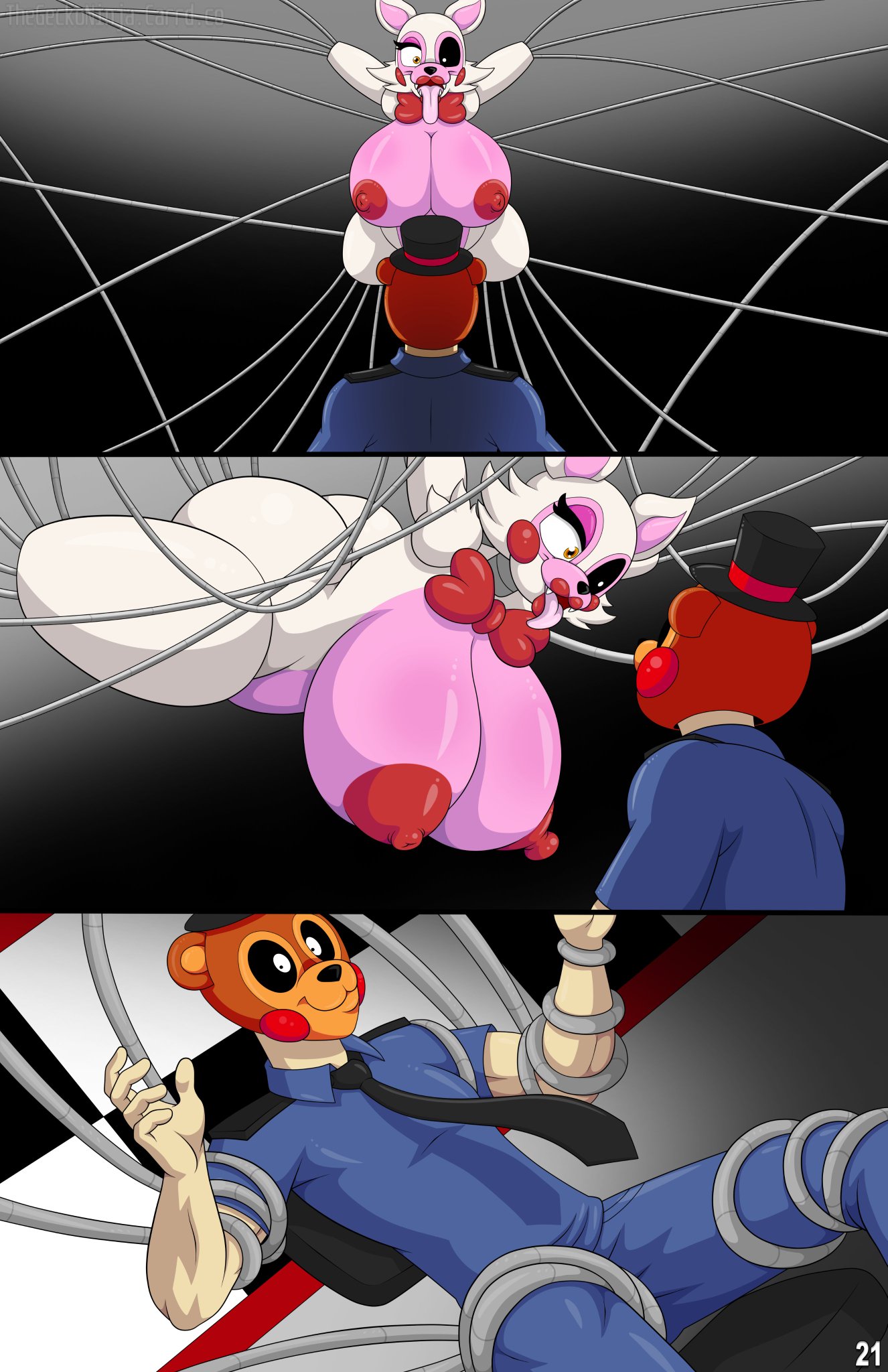 1boy, 1boy1girl, 1girls, animal humanoid, animatronic, anthro, arctic fox, ass bigger than head, big ass, big breasts, big thighs, breasts, breasts bigger than head, canid, canine, canis, curvaceous, curvy, curvy figure, digital media (artwork), ears, female, female fox, five nights at freddy's, five nights at freddy's 2, fox, fox girl, fox humanoid, furry, furry female, hips, hourglass figure, huge ass, huge breasts, huge thighs, human, humanoid, interspecies, large ass, large breasts, large thighs, legs, male, male/female, mangle (fnaf), mature, mature female, nightguard, pink fur, scottgames, security guard, slim waist, tail, thegeckodemon, thegeckoninja, thick, thick hips, thick legs, thick thighs, thighs, thighs bigger than head, two-tone body, two-tone fur, vixen, voluptuous, waist, white body, white fur, white hair, white skin, white-skinned female, wide hips, wide thighs, yellow eyes