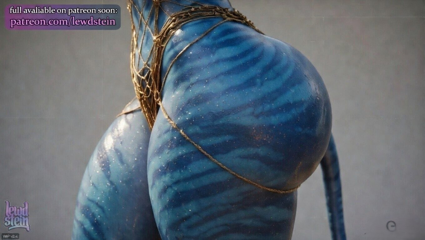 1female, 1girls, 2026, 3d, 3d (artwork), aged up, ai generated, alien, ass, ass focus, athletic, athletic female, avatar, avatar: fire and ash, avatar: the way of water, big ass, bikini, blue body, blue skin, bottom heavy, bubble butt, close-up, closeup, curvaceous, curvaceous figure, curvy, curvy female, curvy figure, curvy hips, dumptruck ass, enormous ass, fat ass, female, female only, fit, fit female, giantess, gigantic ass, goonable, high quality, high resolution, highres, hourglass figure, huge ass, james cameron's avatar, kiri (avatar), lewdstein, lower body, na'vi, no face, patreon, patreon link, patreon logo, perfect ass, perfect body, perfection, plain background, rare, round ass, shelf, side view, slim waist, solo, solo female, string bikini, string panties, striped body, stripes, thick, thick ass, thick thighs, thighs, thong, thong bikini, tiny waist, toned, voluptuous, voluptuous female, wide hips, wide thighs, work in progress, zoom in