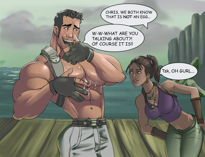 Chris Redfield (Resident Evil) Rule 34 Image