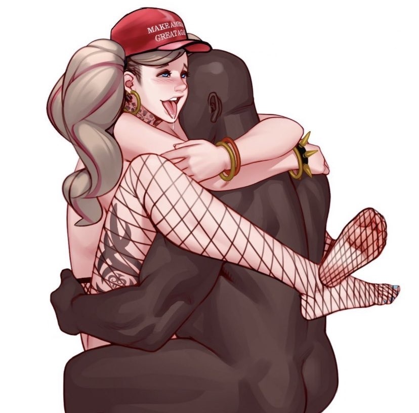 1boy, 1girls, absurdres, age difference, ahe gao, alternate version available, ann takamaki, arms around neck, ass, bald, bald male, bangle, barefoot, baseball cap, big hair, blonde hair, blue eyes, blue nails, blue toenail polish, blue toenails, blush, bracelet, breasts, cap, dark skin, dark-skinned male, earrings, edit, eyelashes, eyeshadow, fat male, feet, female, fishnet pantyhose, fishnet stockings, fishnets, folded, fucked silly, hat, highres, hoop earrings, hug, interracial, interracial sex, jewelry, kairuhentai, kairunoburogu, leg lock, long hair, maga, makeup, male, megami tensei, muscles, nail polish, no shoes, nose, nose blush, nude, nude female, nude male, older male, older male and younger female, open mouth, pantyhose, persona, persona 5, politics, queen of spades, raceplay, rolling eyes, saliva, sex, sideboob, simple background, soles, solo focus, spiked bracelet, spikes, straddling, straight, tattoo, thighs, third-party edit, toenail polish, toes, tongue, tongue out, topless, torogao, twintails, upright straddle, white background