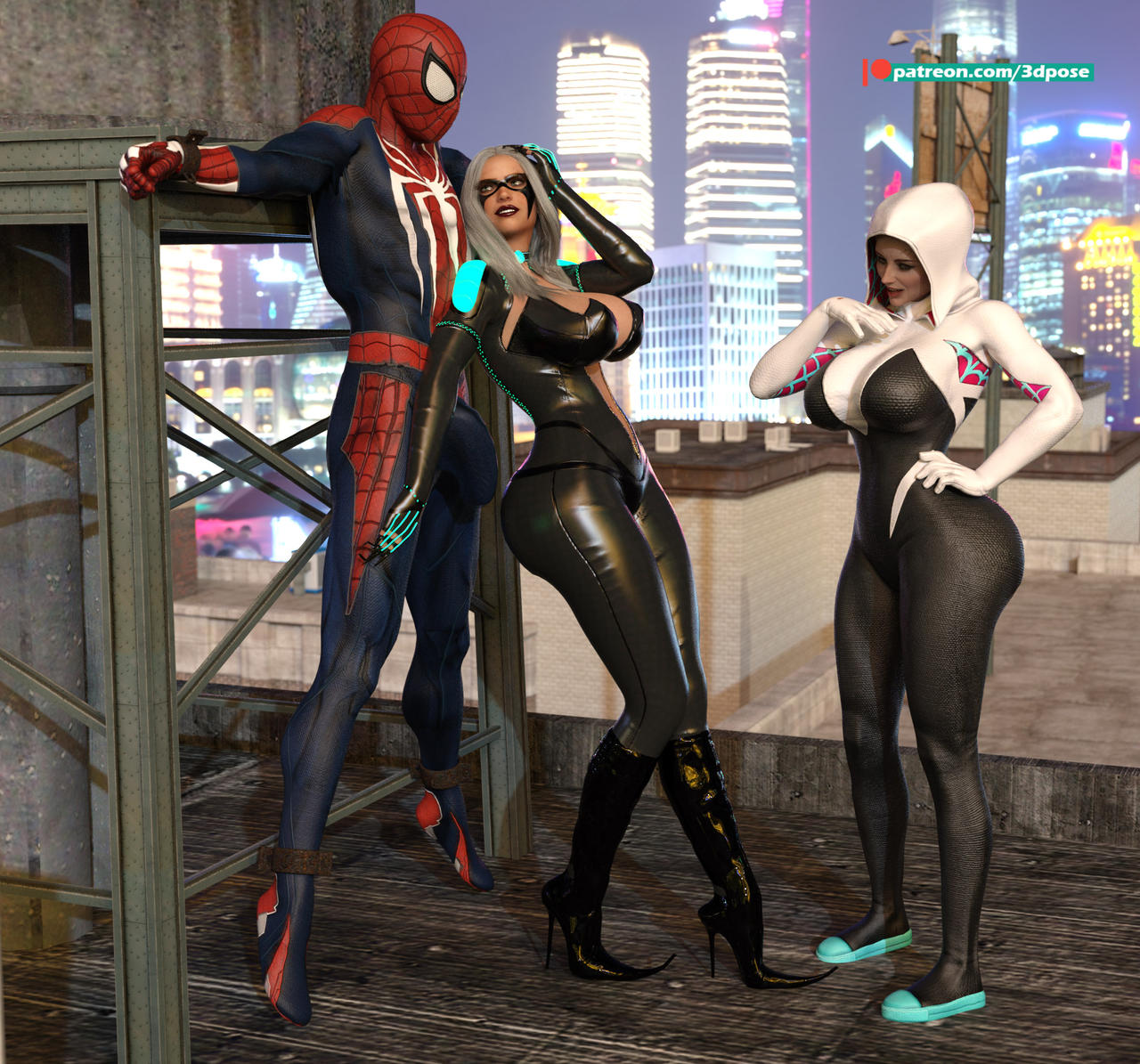 Black Cat (Marvel) Rule 34 Image
