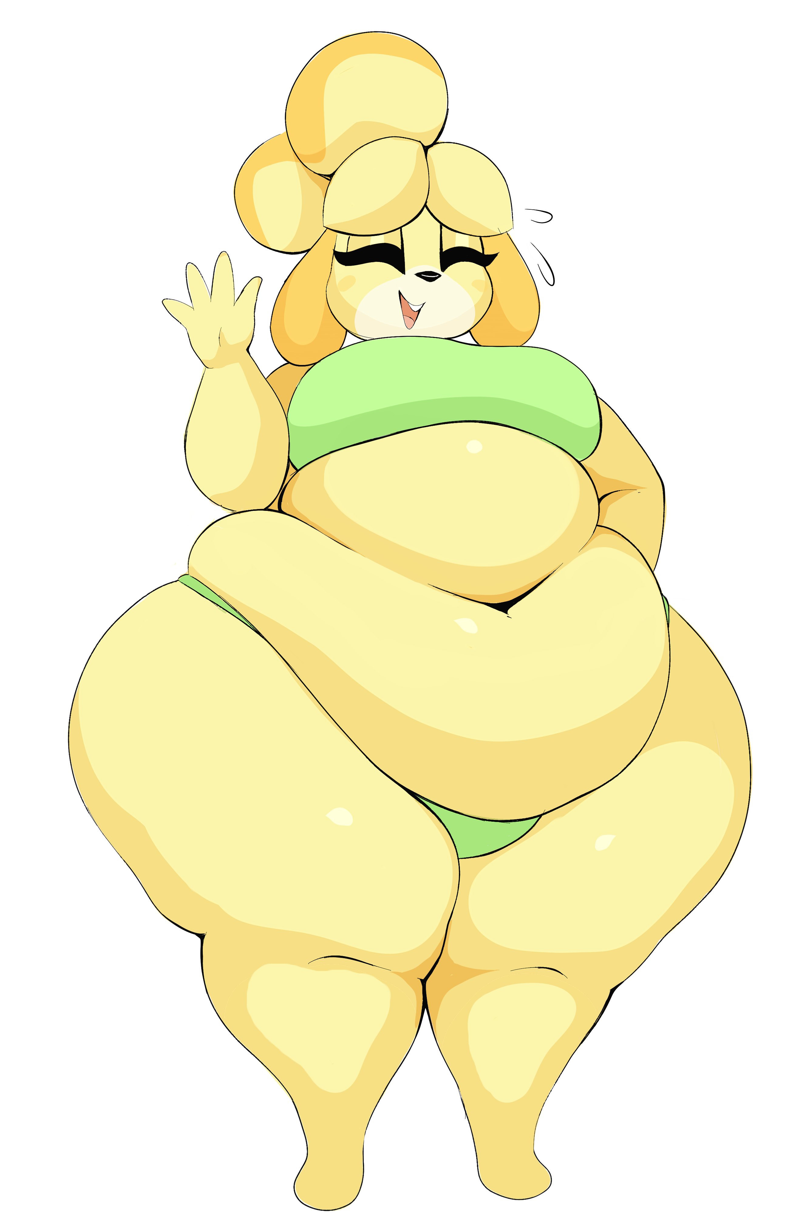 1girls, animal crossing, anthro, anthro only, arizonathevixen, bbw, big breasts, big thighs, bikini, breasts, canid, canine, canis, chubby, chubby anthro, chubby female, dog, dog girl, doggirl, domestic dog, female, female only, floppy ears, furry, furry only, huge breasts, isabelle (animal crossing), no humans, orange ears, overweight, segmented stomach, solo, solo female, tagme, thick thighs, video game, video game character, video games, wide hips, yellow body, yellow skin