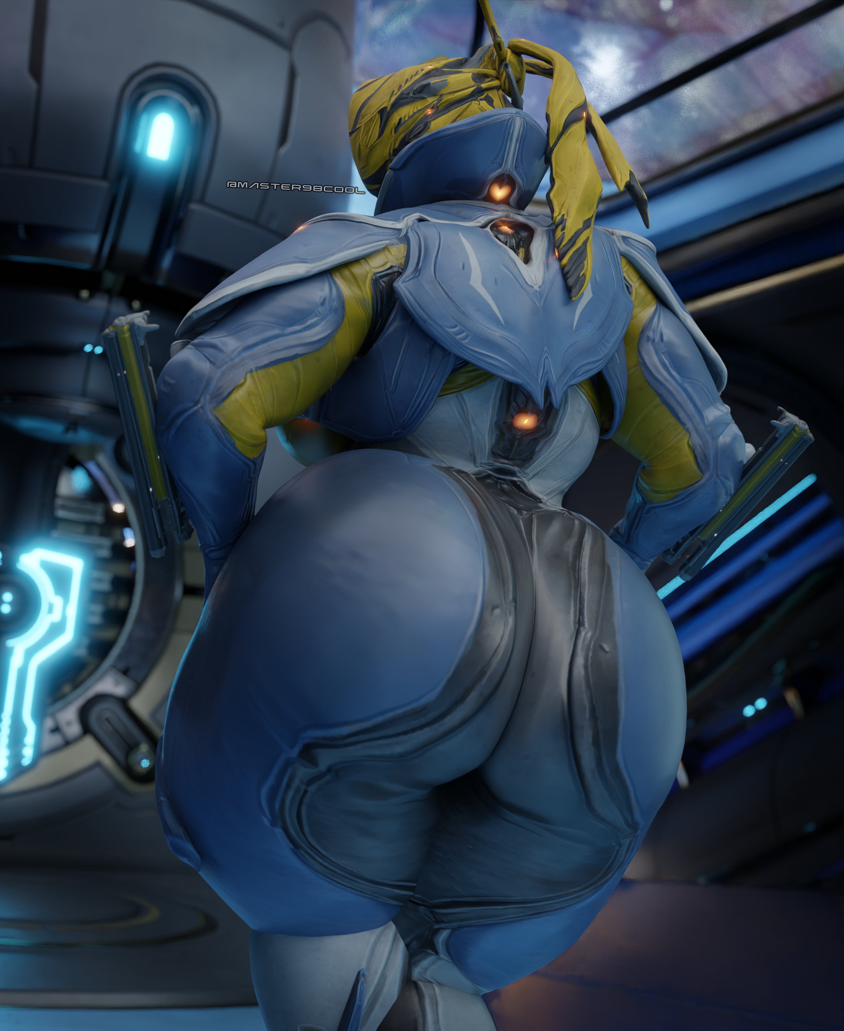 ass, big ass, coolmaster98, fat ass, huge ass, mesa (warframe), thick ass, thick thighs, warframe