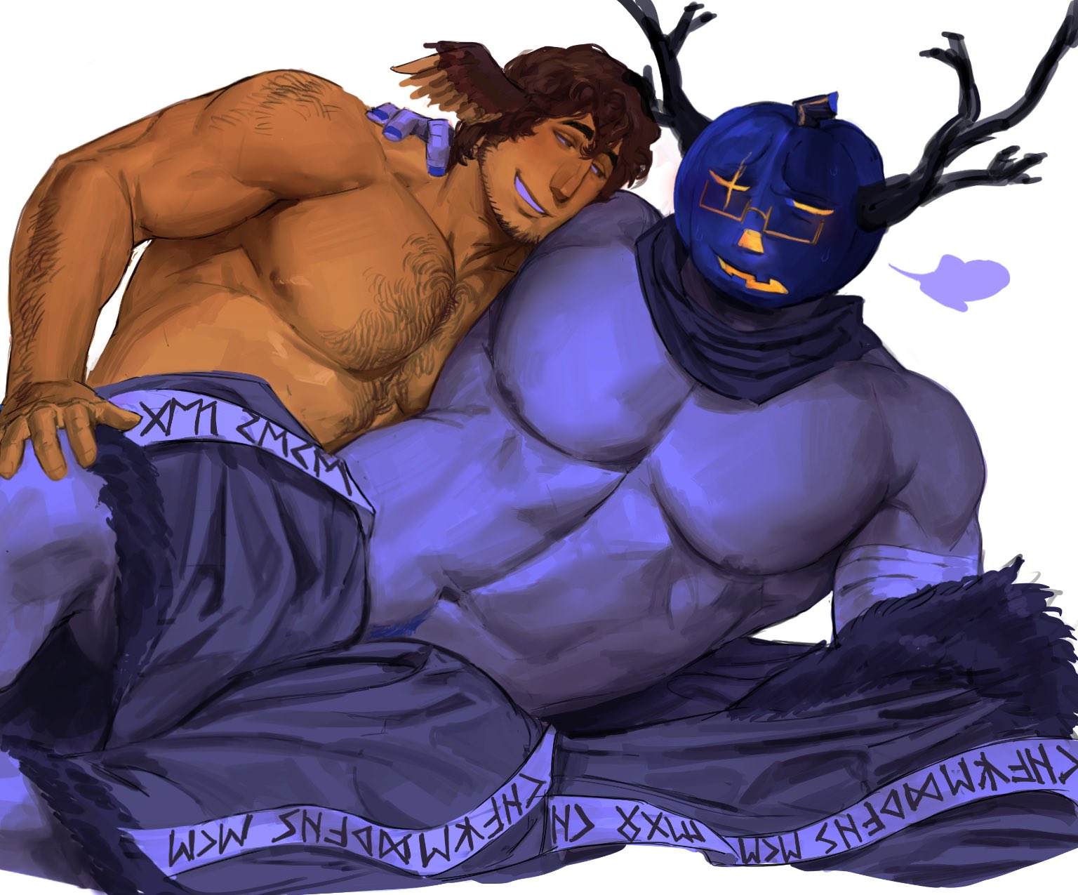 2boys, arm hair, bara, body hair, chest hair, dusekkar (forsaken), forsaken (roblox), gay, happy trail, librarian dusekkar, male, male/male, matt dusek, muscular, muscular male, navel, nipples, roblox, roblox admins, roblox game, robloxian, shedletsky, shedletsky (forsaken), tagme, ti77yl0ver, ti77ylover, yaoi