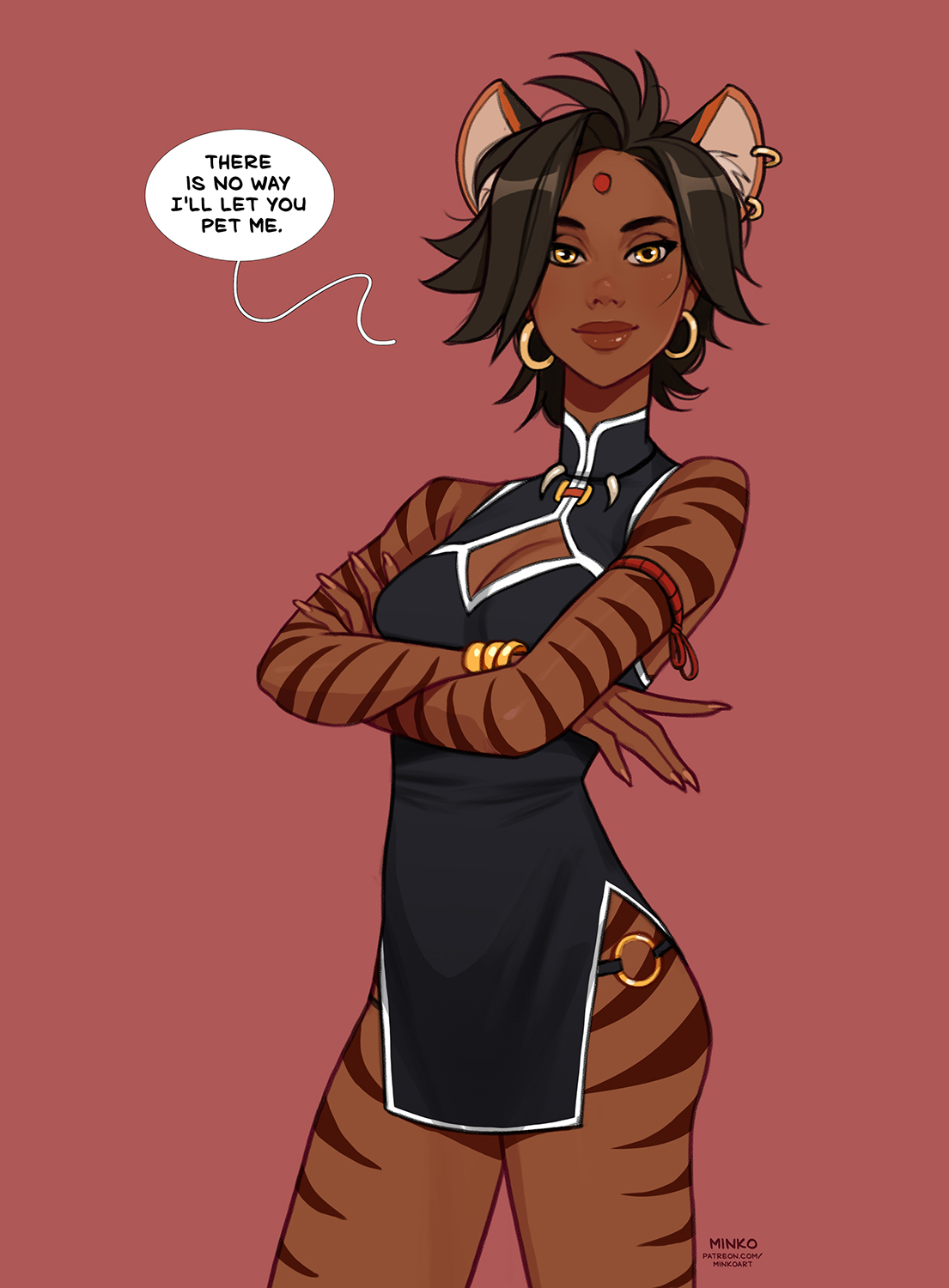 1girls, big ass, big breasts, boob window, breasts, curvaceous, curvy, curvy figure, dark skin, dark-skinned female, digital media (artwork), ear ring, faunus, female, hips, hourglass figure, legs, mature, mature female, minko, rooster teeth, rwby, sienna khan, slim waist, thick, thick hips, thick legs, thick thighs, thighs, voluptuous, waist, wide hips