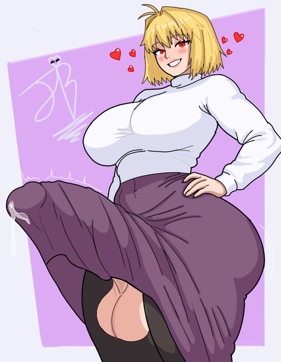 1futa, arcueid brunestud, big breasts, big penis, blonde futa, blonde hair, bulge, bulge under clothes, busty, dick, dickgirl, erect penis, erection, erection under clothes, fat cock, futa only, futanari, ginzoalte, ginzoalter, huge breasts, huge cock, large breasts, large penis, melty blood arcueid figure (meme), meme, mostly clothed, penis, penis outline, penis under clothes, solo, solo futa, tsukihime
