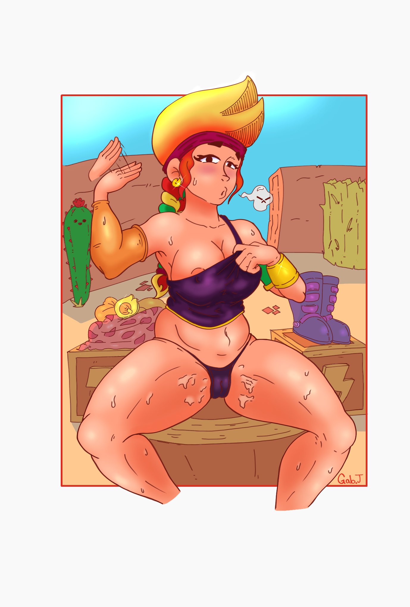 amber (brawl stars), brawl stars, gabj, supercell, tagme