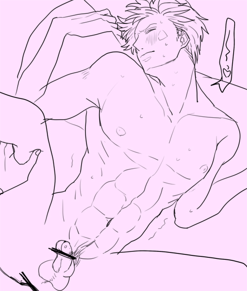 battle_tendency caesar_zeppeli censored jojo's_bizarre_adventure male male_only mi_(artist) tagme yaoi