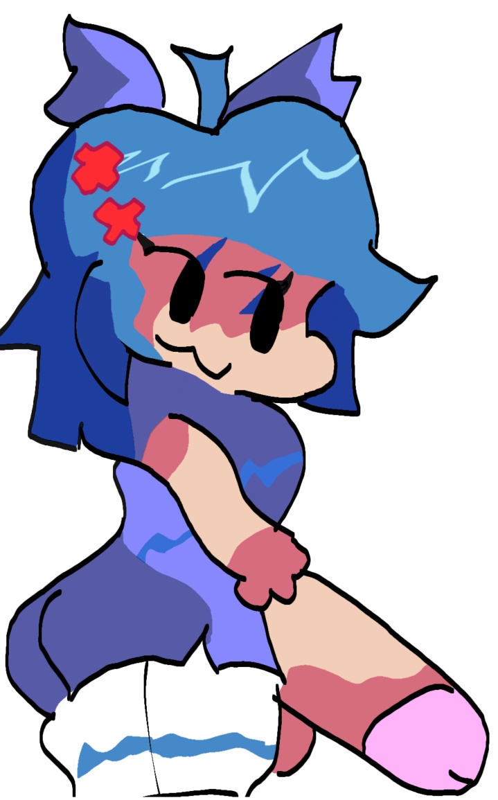 Blue Hair Rule 34 Image