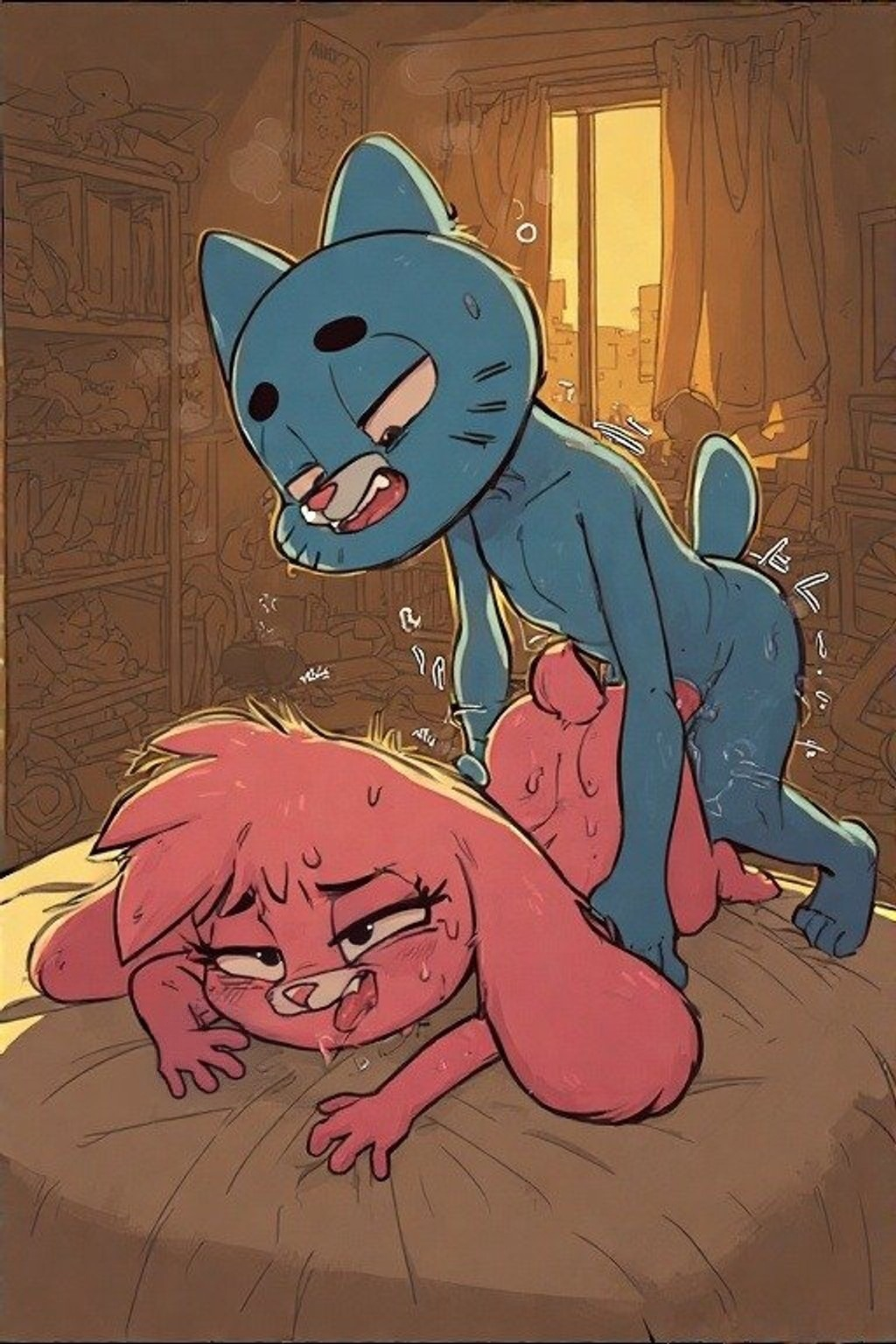 Anais captivated by sensual pleasures