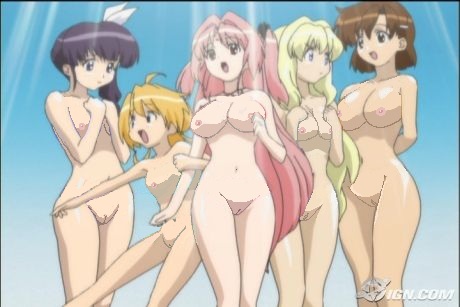 accurate_art_style female female_only fukuyama_lisa girls_bravo kirie_kojima kojima_kirie koyomi_hare_nanaka lisa_fukuyama miharu_sena_kanaka multiple_girls nude nude_filter screencap tomoka_jude tomoka_lana_jude