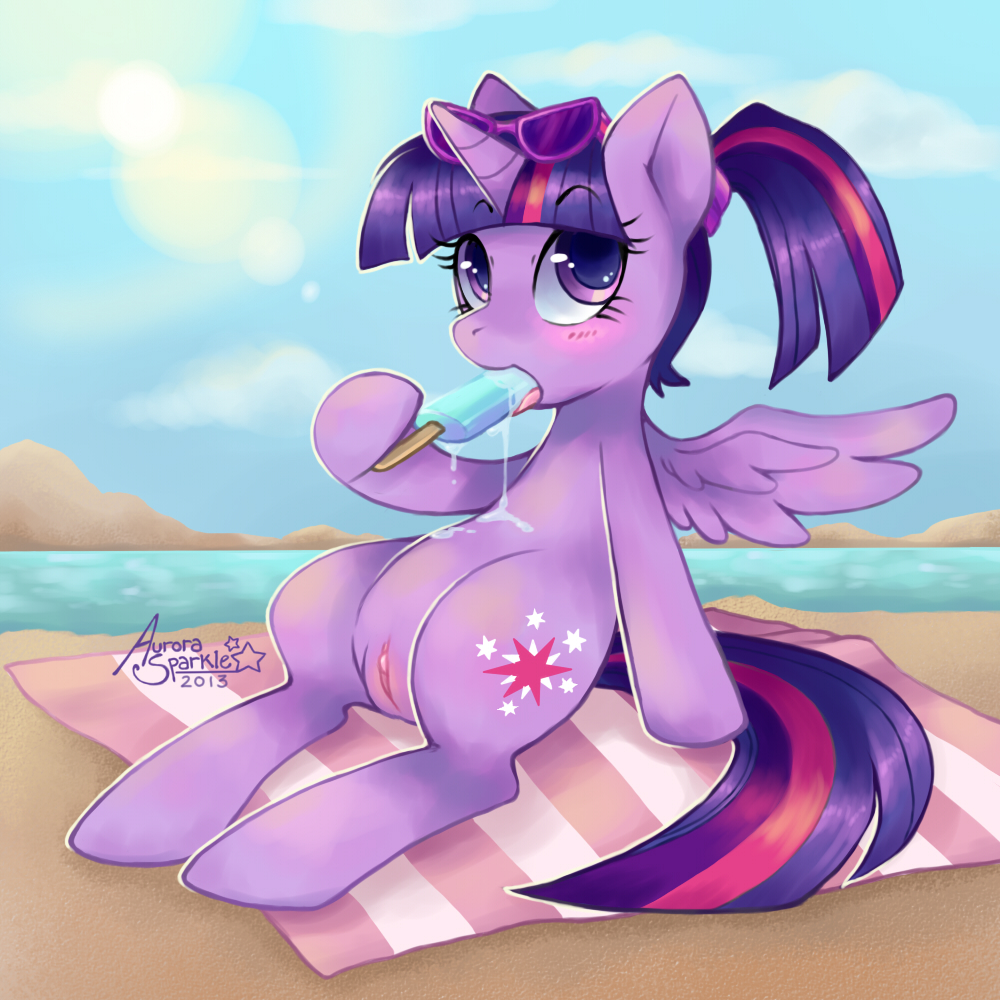 aurora-sparkle friendship_is_magic my_little_pony straight_hair tagme twilight_sparkle_(mlp)