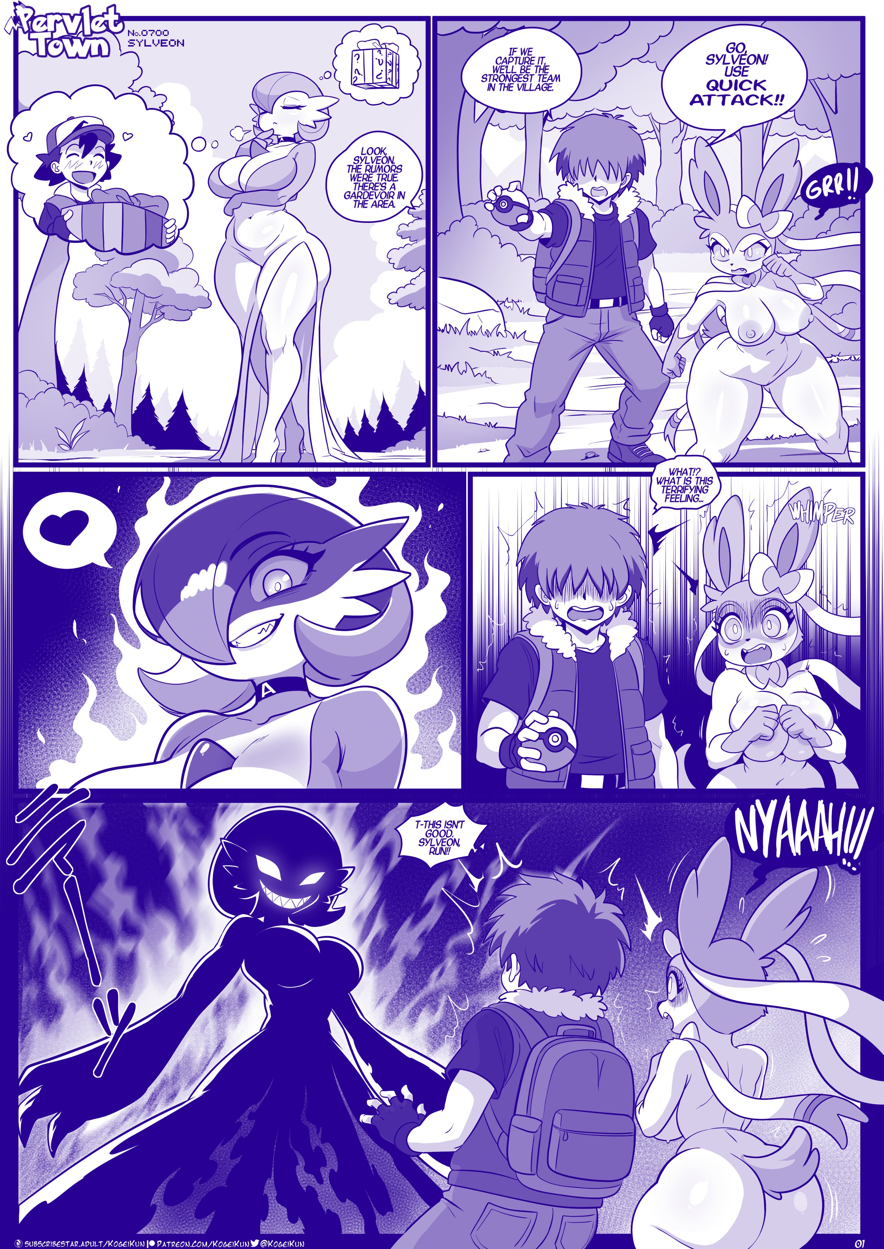 ash ketchum, big ass, big breasts, choker, gardevoir, kogeikun, pokemon, pokemon trainer, satoshi (pokemon), scary, sylveon