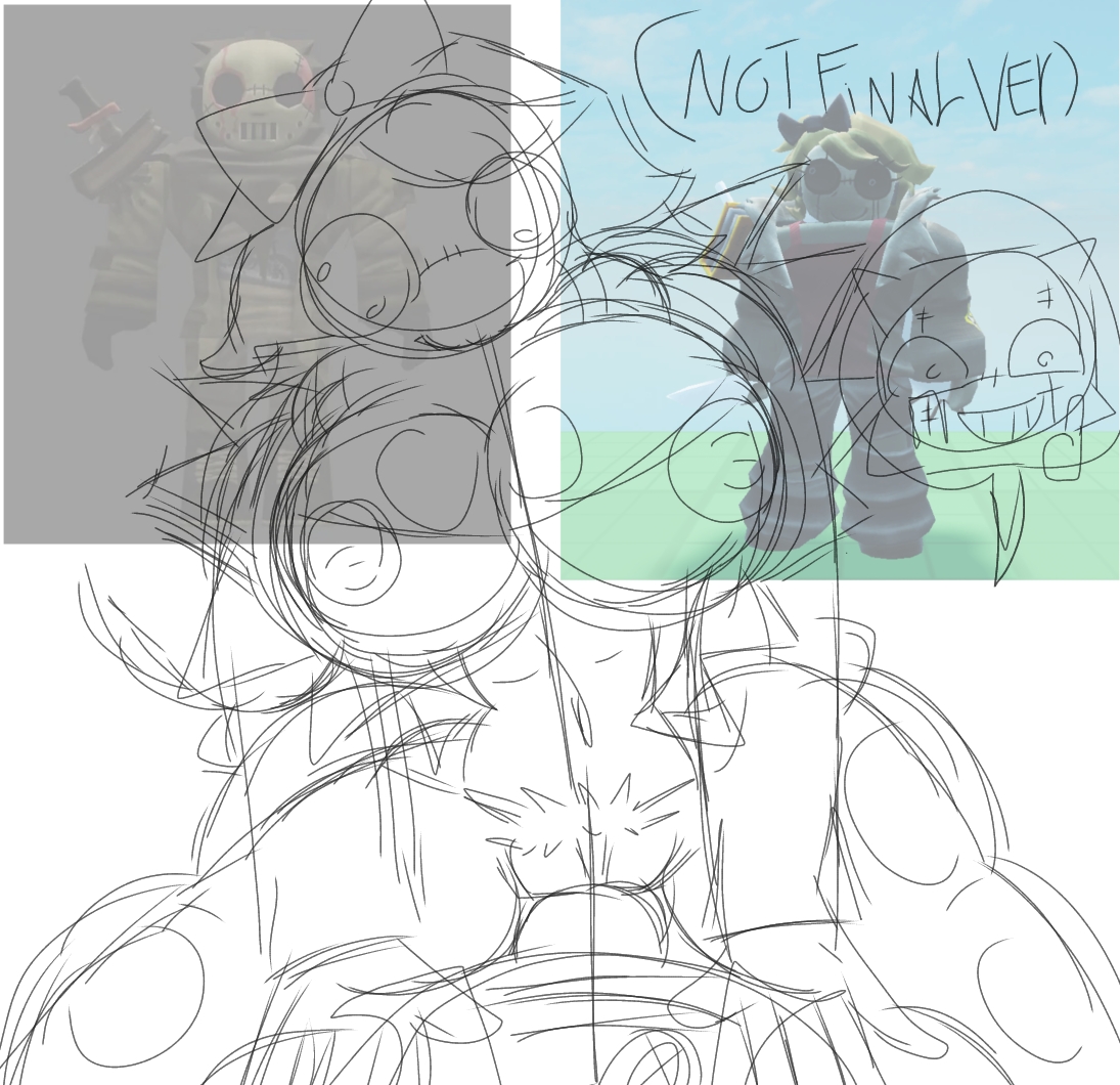 1boy, 1boy1girl, 1girl, 2026, adult female, adult male, big areola, big ass, big balls, big belly, big boobs, big breasts, big butt, big nipples, big penis, big thighs, cowgirl position, derpina, digital art, digital drawing, digital media (artwork), forsaken, forsaken (roblox), huge ass, huge balls, huge breasts, huge butt, huge cock, huge nipples, huge penis, huge testicles, huge thighs, incomplete, incomplete image, meme, meme reference, rage comics, reference image, roblox, roblox game, robloxian, sex, simple background, slasher (forsaken), troll female, trollface, vaginal penetration, vaginal sex, white background