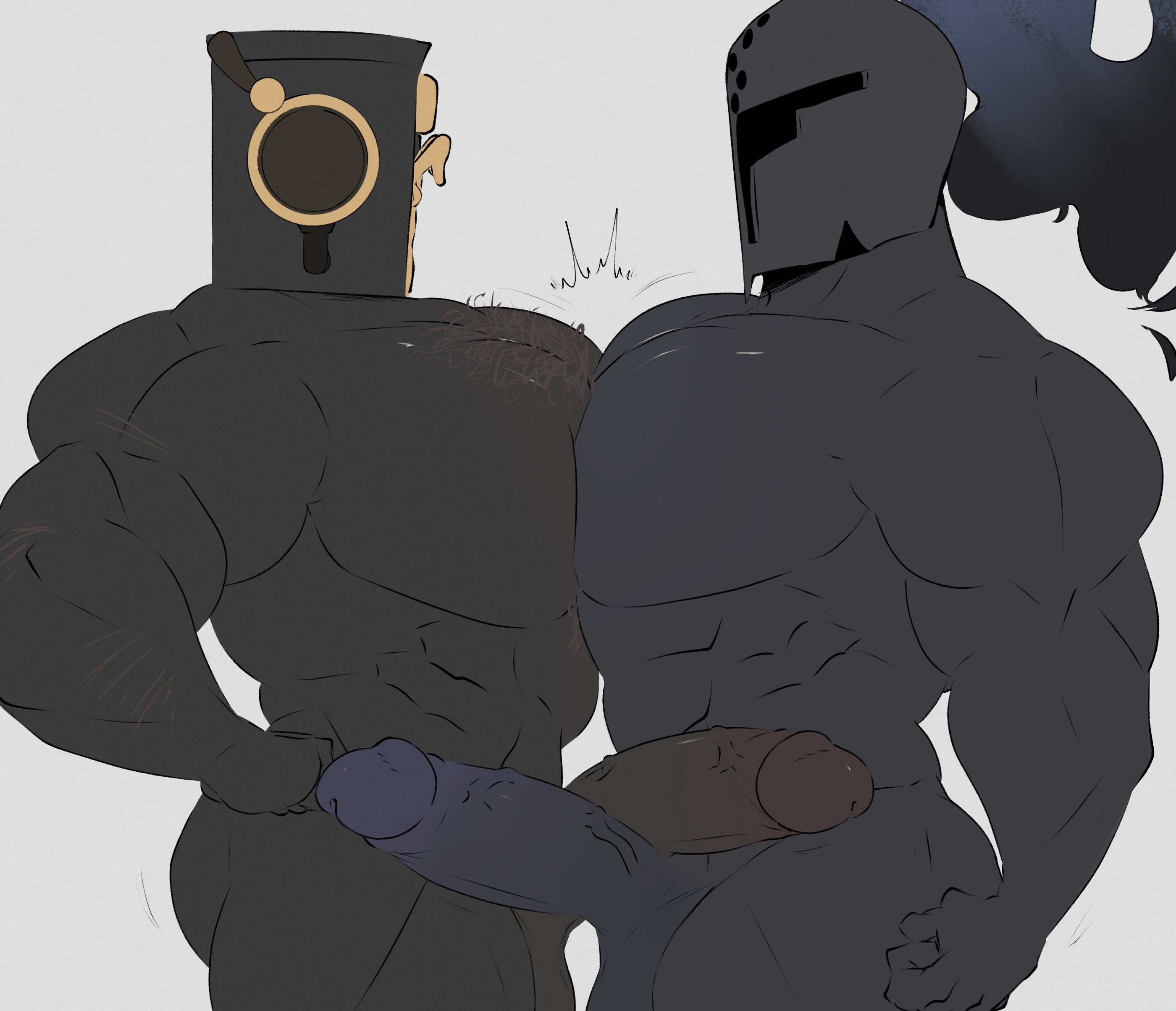 bara, big cock, big cocks, big dick, big dick energy, big dicks, big penis, big penises, cookie run, cookie run kingdom, cookie run witch's castle, crk, devsisters, frottage, frotting, gay, helmet, helmet only, knight, knight armor, knight helmet, male knight, nalnahi1, not safe for cookies, object head, objecthead, oven, oven head, ovenhead cookie, rarepair, silent salt cookie, yaoi