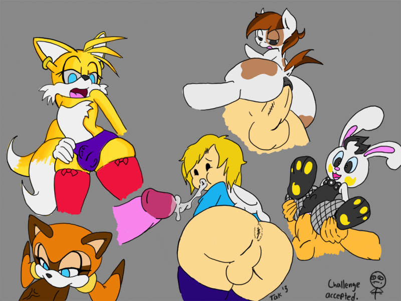 adventure_time cartoon_network crossover female femboy finn_the_human fox friendship_is_magic fur furry furry_tail futa_on_male futanari human implied_futanari intersex interspecies male marine_the_raccoon multiple_males multiple_tails my_little_pony pipsqueak princess_bubblegum raccoon sonic_(series) tail tails takumi