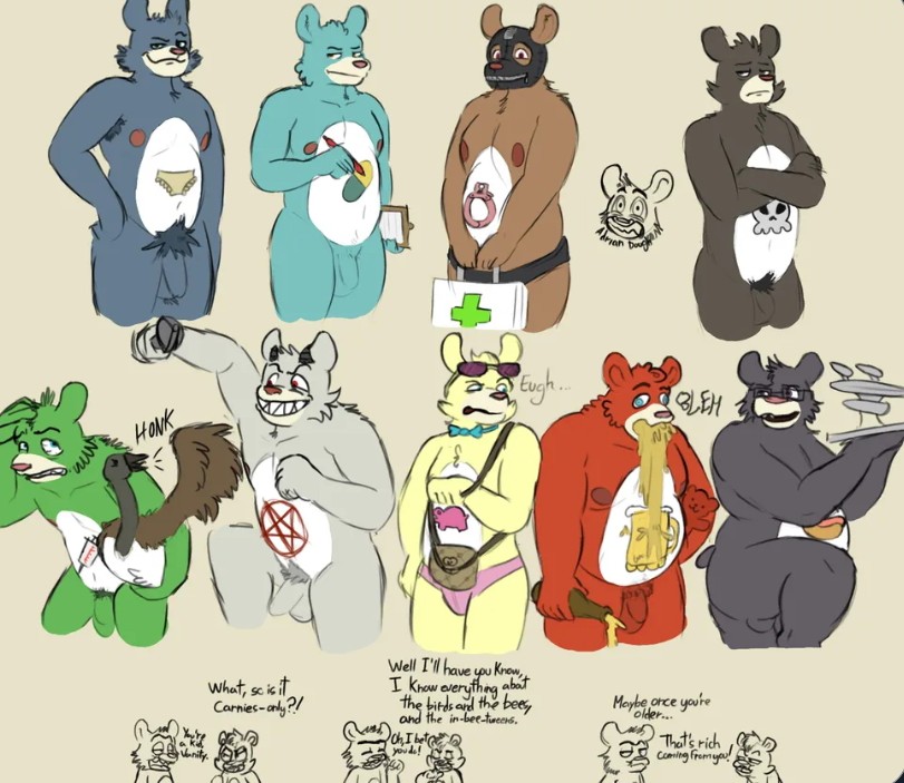 Gay Bear (Bear Nuts) Rule 34 Image