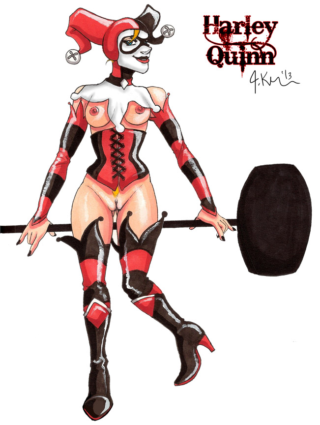 batman_(series) dc female female_only harley_quinn human redrevolution solo tagme