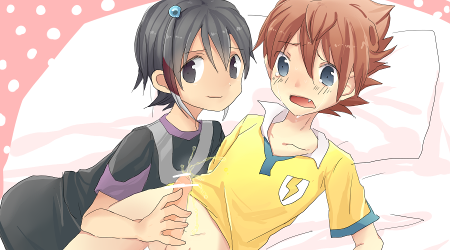 gay inazuma_eleven inazuma_eleven_go male_only shuu tagme tenma_matsukaze yaoi