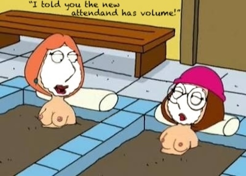 20th_century_fox 20th_century_studios breasts family_guy lois_griffin meg_griffin nipples semen_face