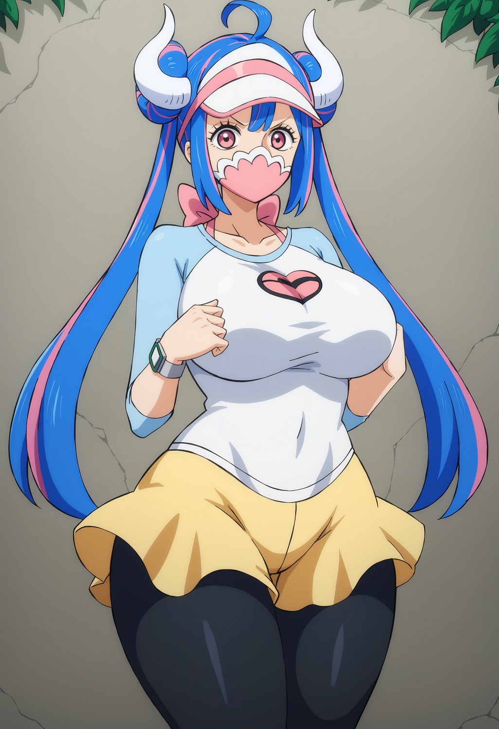 ai_generated artist_request big_breasts cosplay female female_only mei_(pokemon) one_piece pokemon pokemon_bw2 rosa_(pokemon) ulti_(one_piece) wide_hips