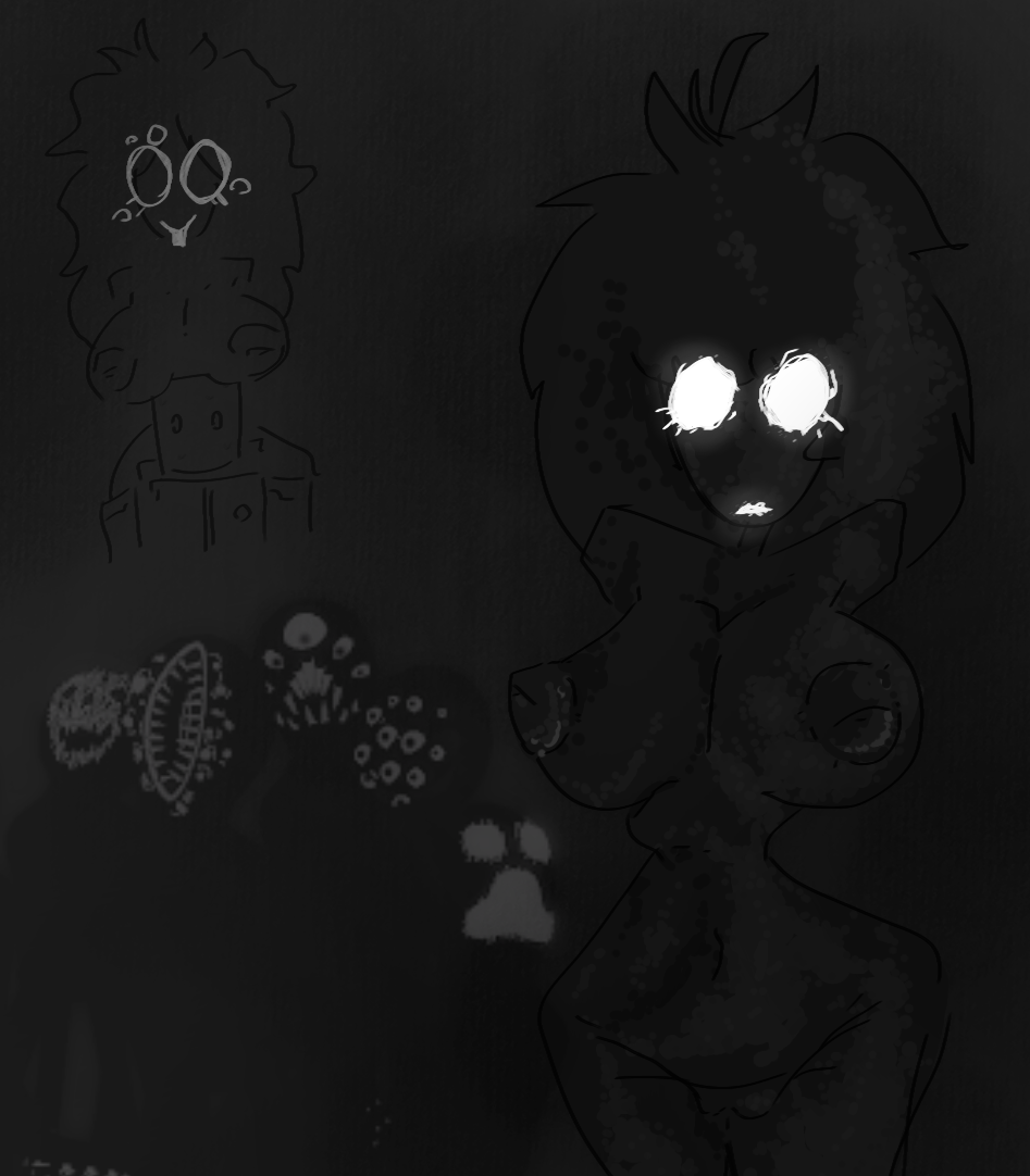 1boy 1girls 2d 2d_(artwork) 2d_artwork anus ass big_ass big_breasts big_butt black_body black_hair black_skin boy breasts female fish male minstlu monster monster_girl open_mouth pressure_(roblox) pussy roblox ruby_(minstlu) shadow squiddles squiddles_(pressure) vagina white_eyes