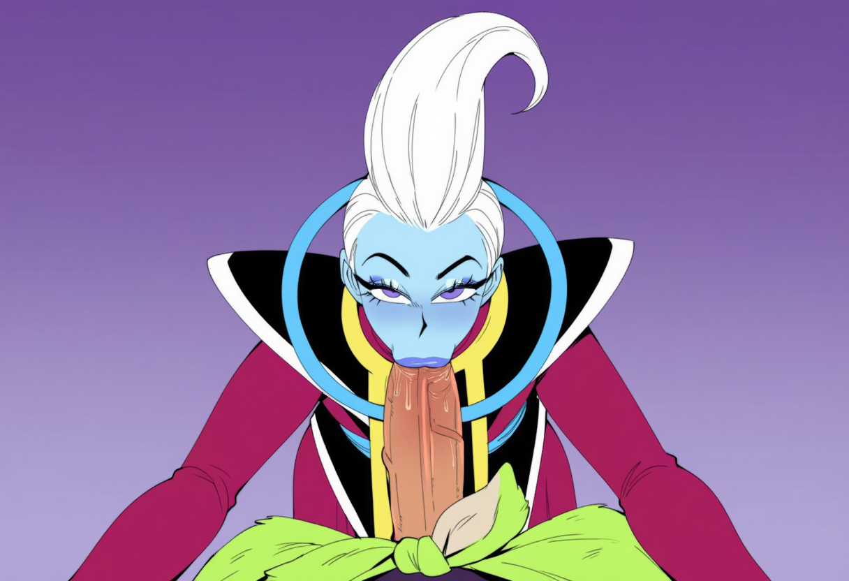 2boys, ai generated, big penis, blowjob, blue skin, broly (dragon ball super), dragon ball, dragon ball super, fellas, fellatio, femboy, gay, girly, imminent sex, male, muscular, muscular male, novelai, oral, penis, pov, taller male, trap, whis, white hair, yaoi