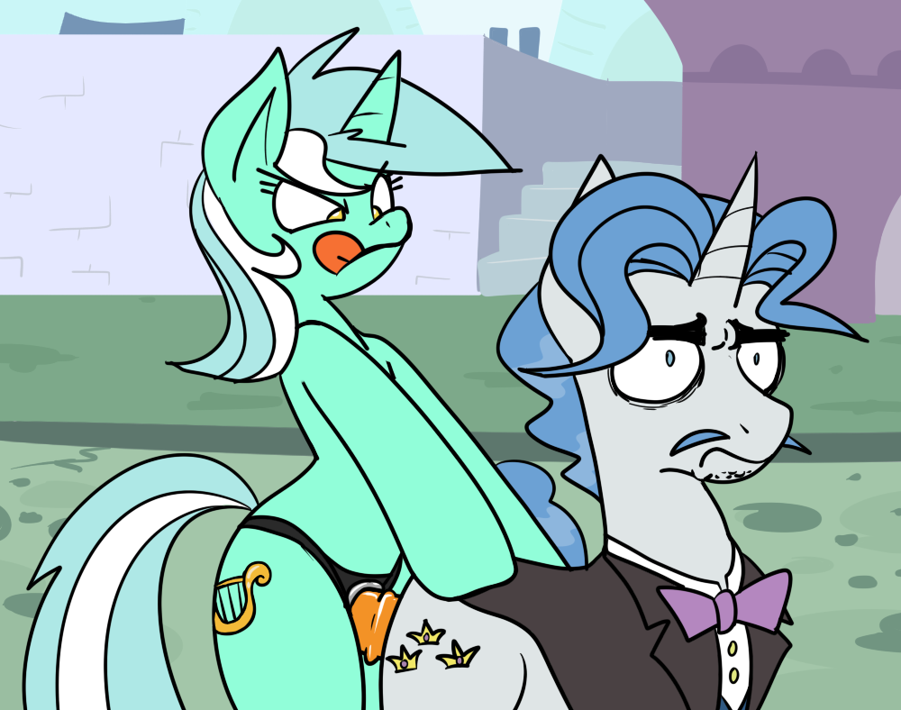 anal fancypants friendship_is_magic furry_only lyra_heartstrings_(mlp) male_penetrated my_little_pony no_humans reiduran smooth_skin