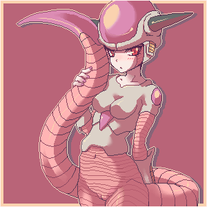 1girls alien_girl breasts dragon_ball dragon_ball_z female frieza frieza_(first_form) genderswap horns humanoid rule_63 white_skin