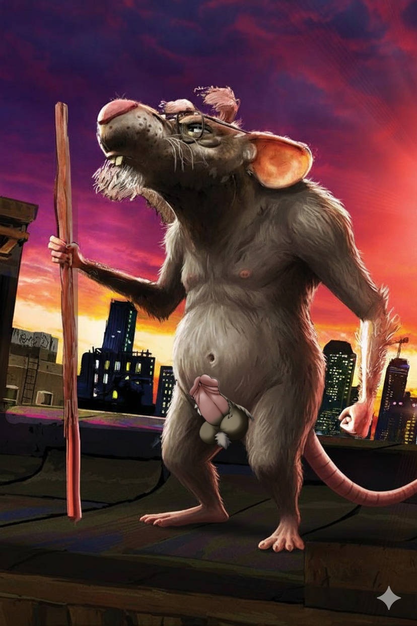 Master Splinter (Mutant Mayhem) Rule 34 Image