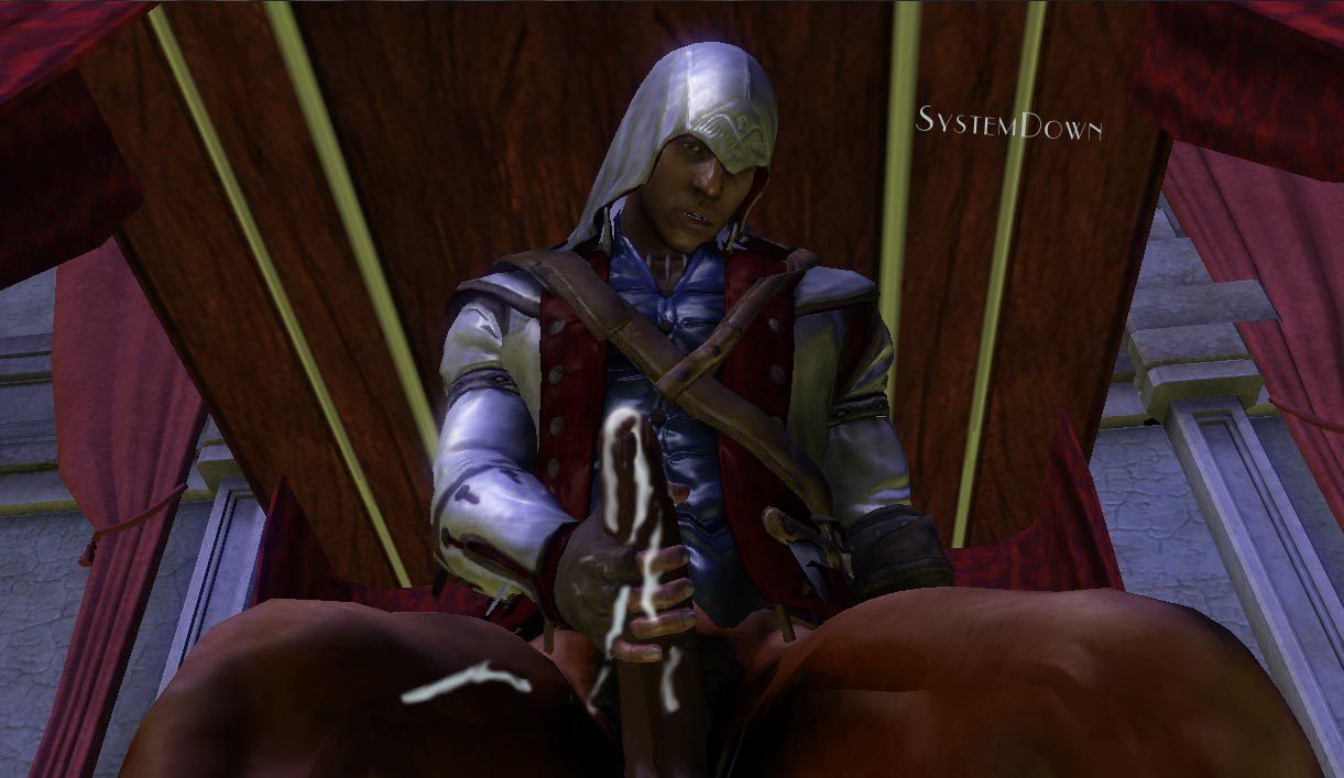 3d assassin's_creed_(series) assassin's_creed_iii connor_kenway male male_only penis solo tagme ubisoft xnalara