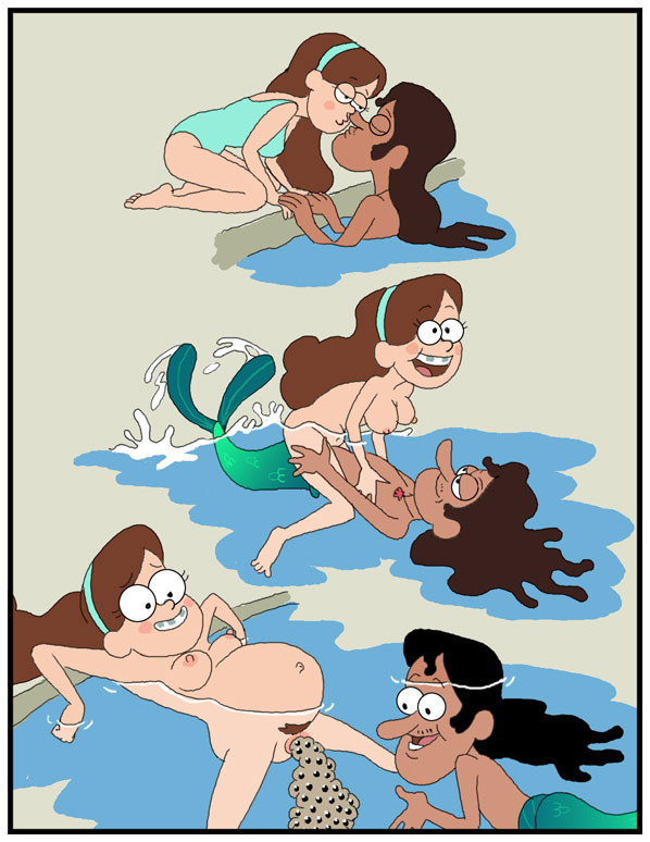 artist_request braces breasts brunette disney disney_channel egg egg_laying eggs female gravity_falls impregnation inflation mabel_pines male merfolk mermaid merman mermando nipples one-piece_swimsuit pregnant pubic_hair swimsuit tagme what