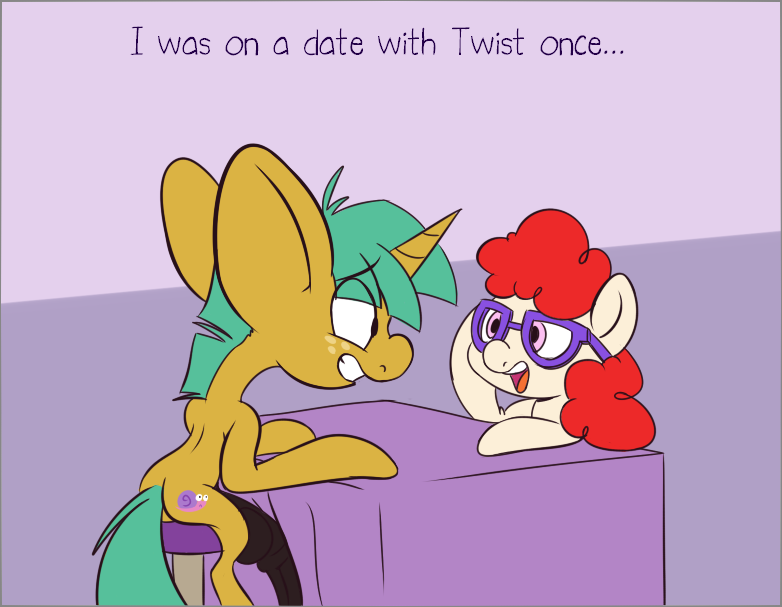 color colored female friendship_is_magic male male_focus my_little_pony sbshouseofpancakes snails_(mlp) twist_(mlp)