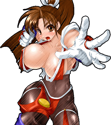 1girls axelduel bikini_bottom bodystocking breasts brown_eyes brown_hair cleavage covered_navel female female_only gloves nipple_slip nipples ponytail ran_(ssf4) red_bikini sailor_bikini sailor_bikini_top shin_(studios) solo super_strip_fighter_4 tagme tied_hair toned_female white_gloves