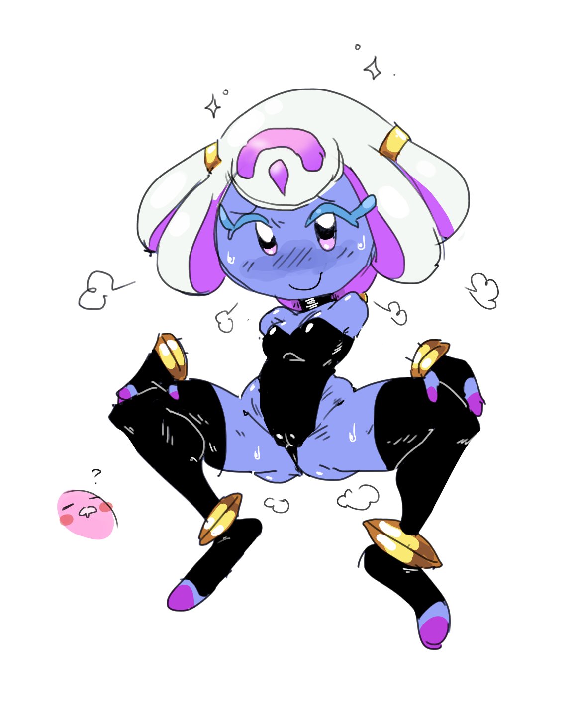 2026, 2d, color, kirby, kirby (series), kirby and the world beyond, leotard, mhdrawin, mob face, nintendo, stockings, unnamed character