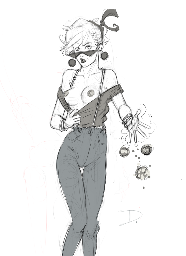 boom-boom_(x-men) disclaimer looking_over_eyewear looking_over_glasses looking_over_sunglasses marvel marvel_comics monochrome new_mutants nipples rough_sketch sunglasses superheroine tabitha_smith tagme tinted_eyewear x-men