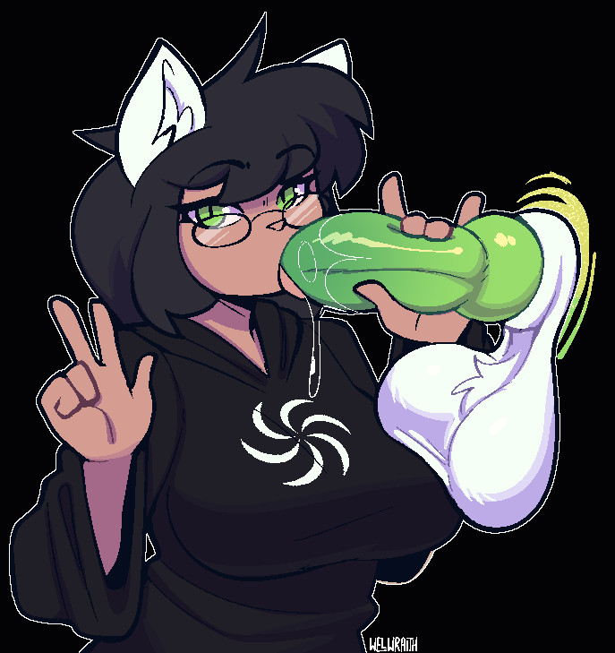 animal genitalia, animal genitalia on humanoid, animal penis, autofellatio, becquerel, breasts, canine penis, canine penis on humanoid, dog ears, fellatio, futa, futa only, futanari, homestuck, jade harley, large breasts, non-euclidean masturbation, now you're thinking with portals, penis, portal, portal masturbation, self sucking, tagme, welwraith