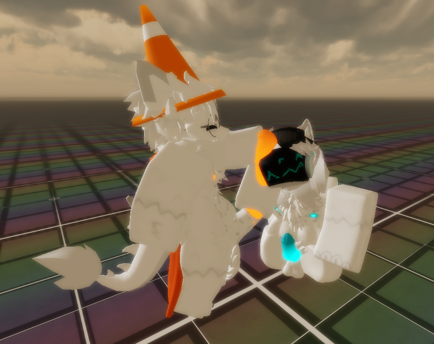 2boys 3d artist_request balls baseplate furry gay knot nipples nude penis protogen roblox robloxian source_request tagme