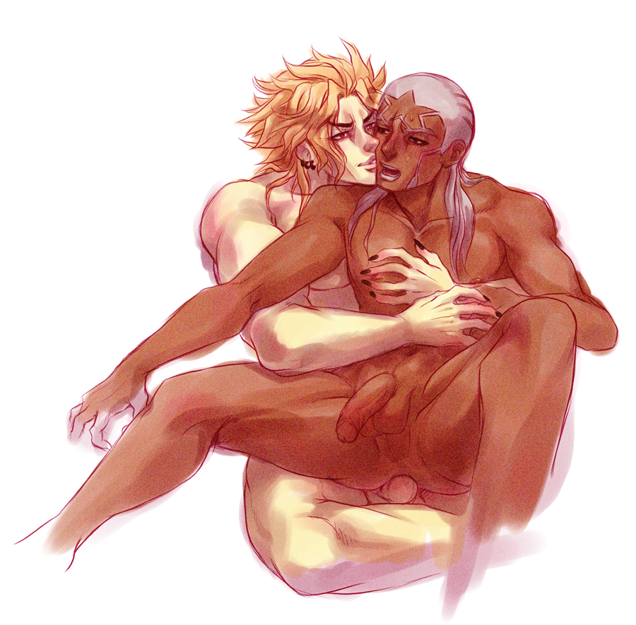 2boys anal dio_brando dmr_(artist) enrico_pucci gay jojo's_bizarre_adventure male male_only stone_ocean tagme yaoi