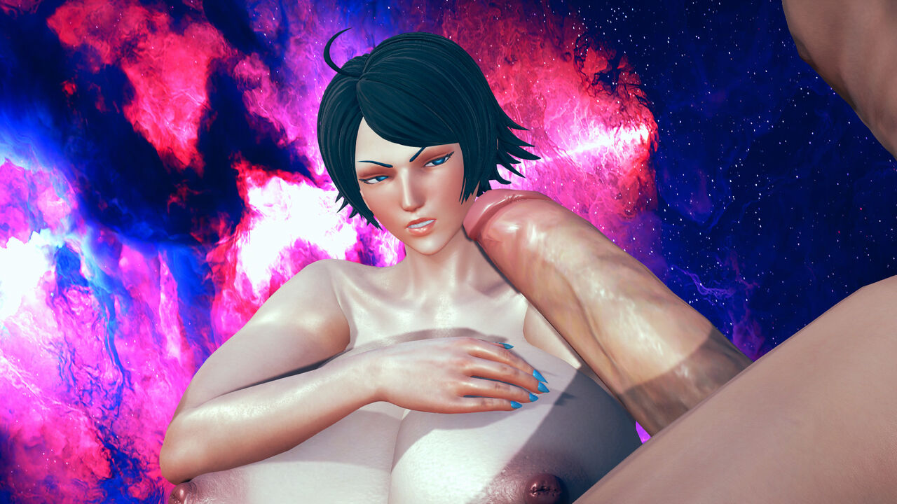 1boy 1girls 3d alternate_breast_size areolae asian asian_male asian_male_white_female big_breasts big_penis blue_eyes blue_hair blush blushing_at_viewer breasts close-up close_up elisabeth_blanctorche female fire_on! gigantic_breasts huge_breasts huge_cock interracial japanese_male japanese_male_white_female king_of_fighters large_breasts light-skinned_female light_skin looking_at_penis male nipples nude nude_female nude_male pale_skin penis pov self_insert shiny_skin short_hair snk straight thick toned voluptuous voluptuous_female white_female