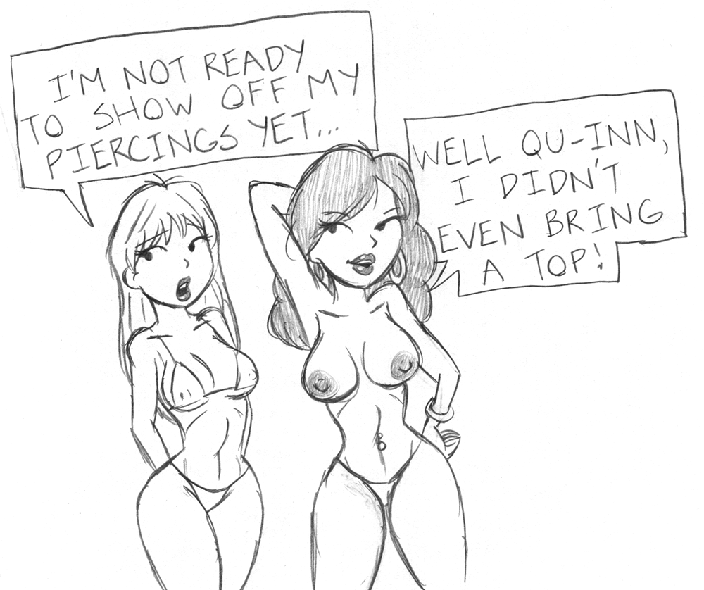 bra daria large_breasts mdetector5 navel_piercing panties quinn_morgendorffer sandi_griffin tagme