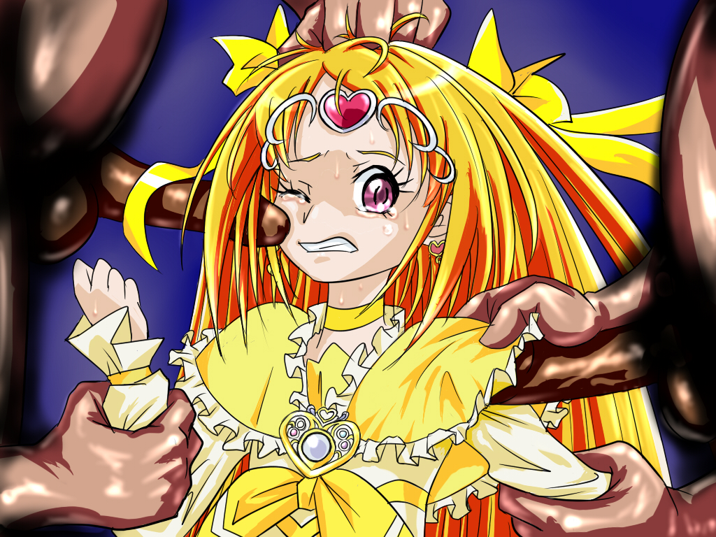 besi besi_(artist) clothing cure_muse forced magical_girl precure pretty_cure shirabe_ako suite_precure tagme