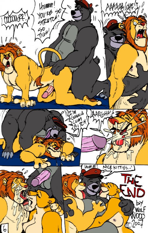 baloo comic disney gay penis shaffer talespin wolfwood